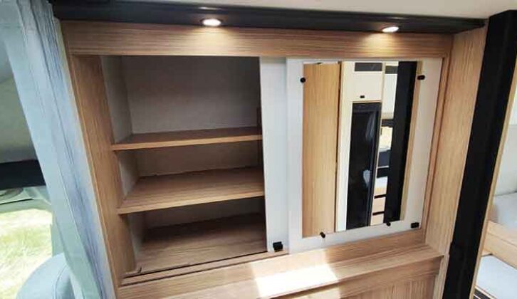 Shelving in the 'van