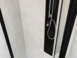 The shower cubicle