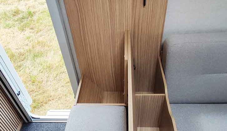 Cubbyholes in the Pilote 'van