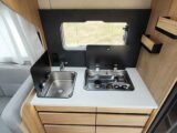 The kitchen area