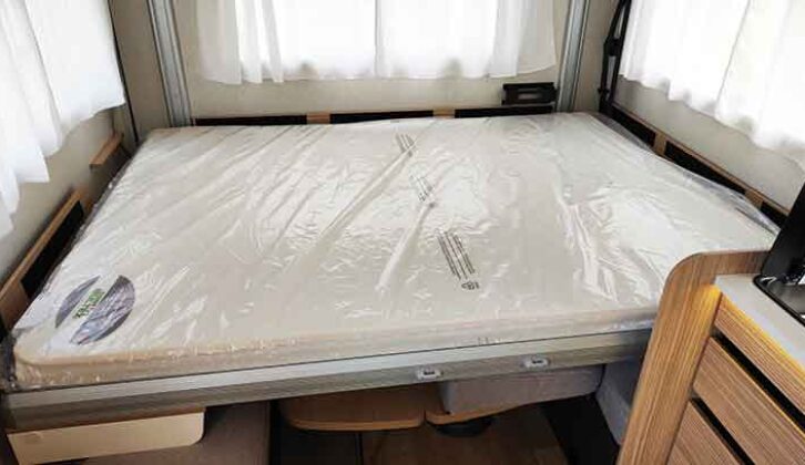 The drop-down double bed