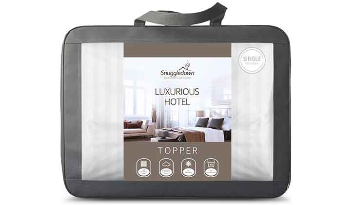 Snuggledown Luxurious Hotel Mattress Topper Single Bed