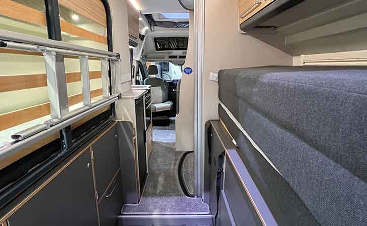 The interior of the Endeavour B65