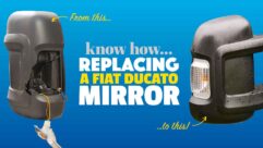 Replacing a Fiat Ducato mirror