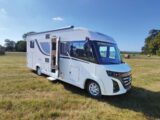 The Le Voyageur 7.6 GJF Heritage parked on grass
