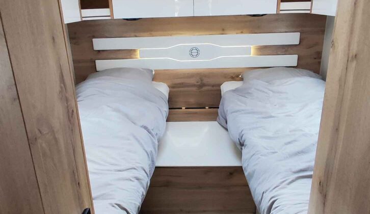 The rear single beds