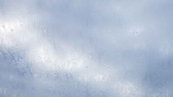 Condensation on a window