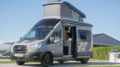 The Swift Trekker X with rising roof up