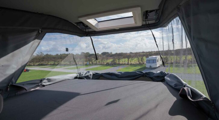 The roof bed