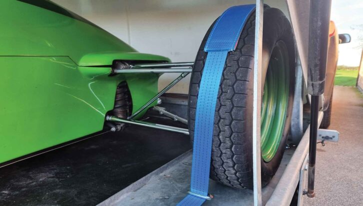 Over-wheel straps