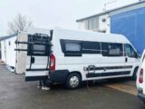The Autocruise on the dealer forecourt