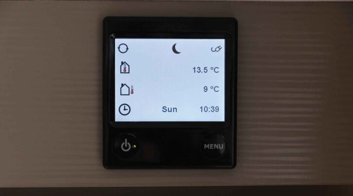 The 3020 control panel