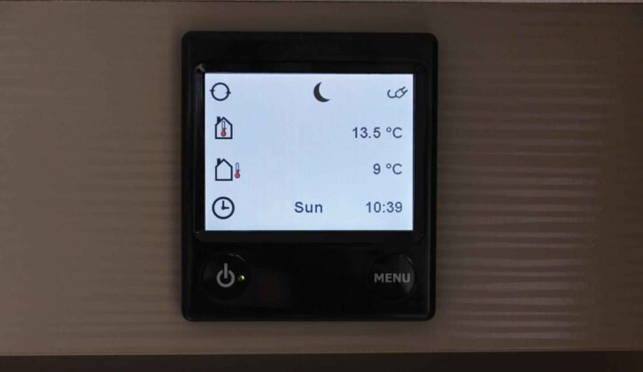 The 3020 control panel