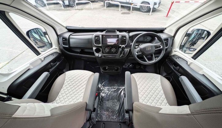 The Fiat Ducato cab