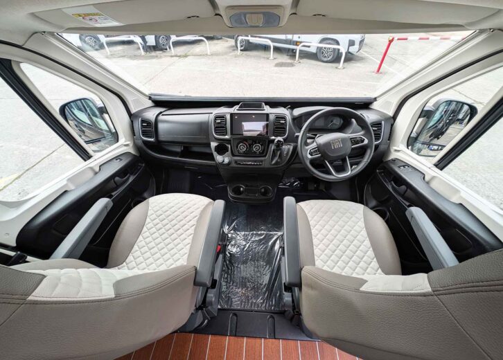The Fiat Ducato cab