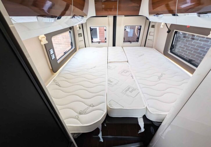 The double beds