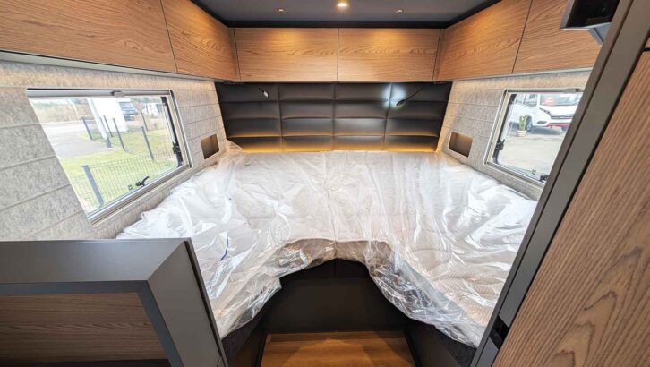 The rear beds