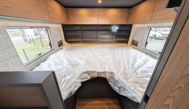 The rear beds