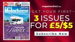 Subscribe to Practical Motorhome and get three issues for £5