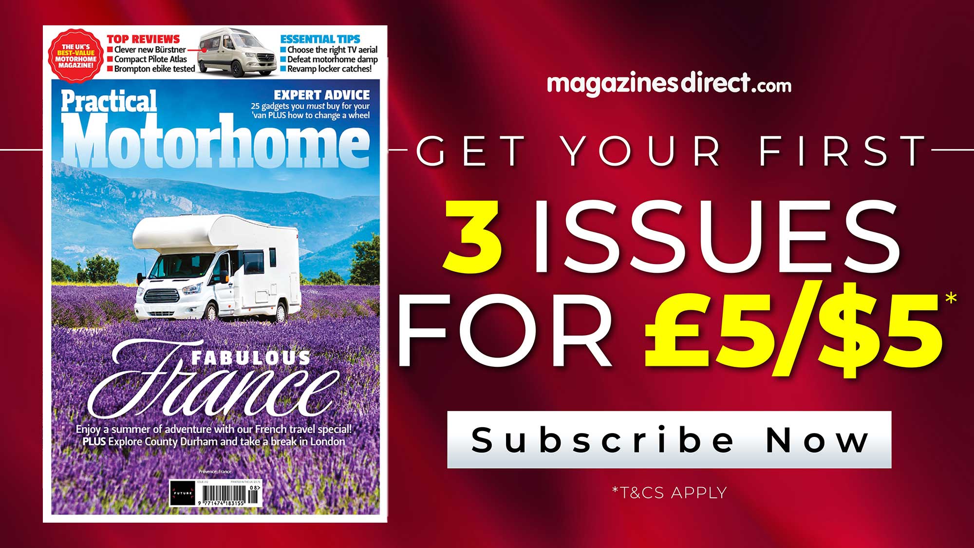Unlock Adventure: Subscribe to Practical Motorhome Toda