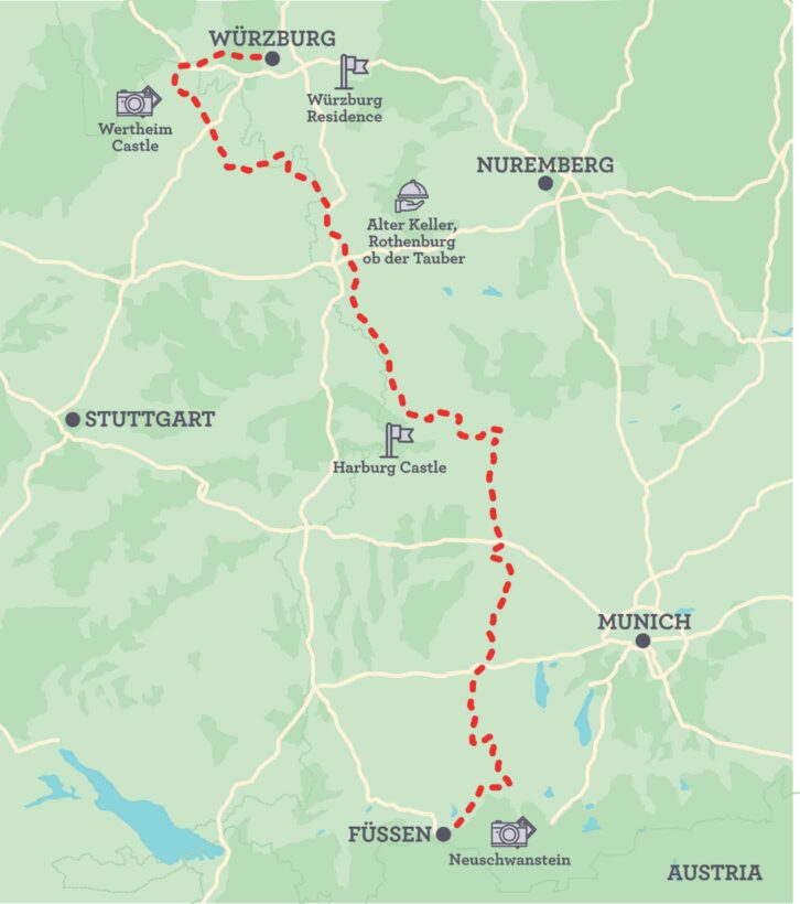 The Romantic Road Route