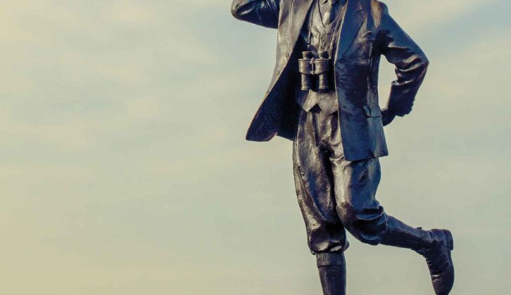 A statue of Morecambe
