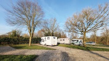 Pitches at Ladybirch Motorhome Park