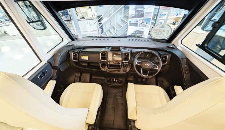 The Fiat Ducato cab