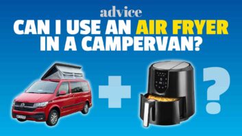 Can I use an air fryer in a campervan?