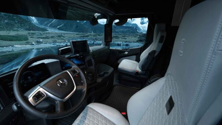 The cabin of the Brabus Big Boy