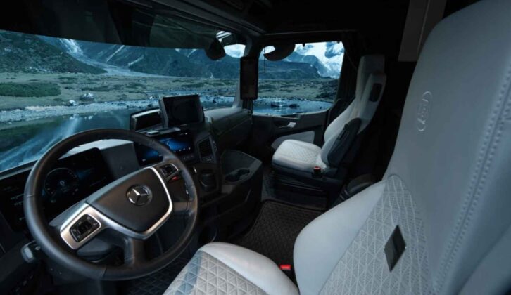 The cabin of the Brabus Big Boy