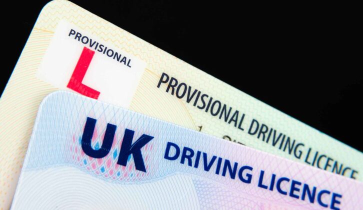A full UK driving licence and a provisional driving licence