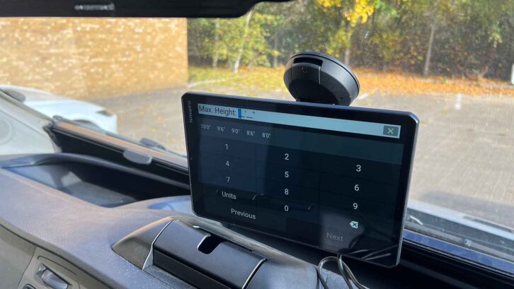 Putting the dimensions of a vehicle in