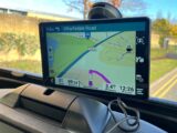 A Garmin Camper 1095 in a motorhome's cabin