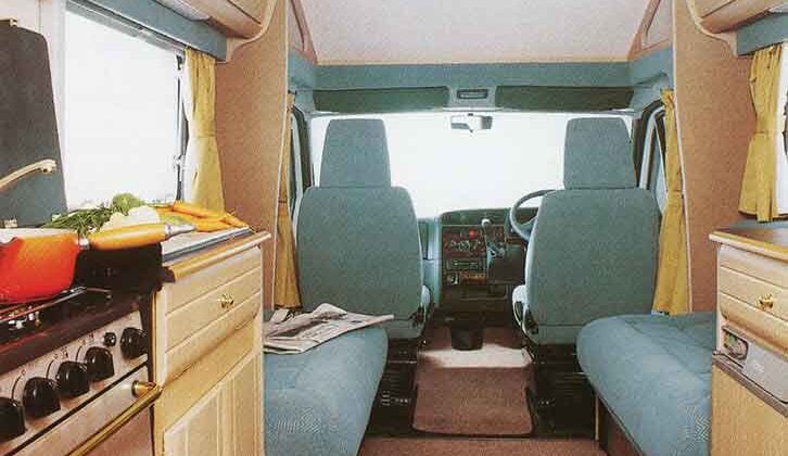 The lounge and cab area in the Valentine