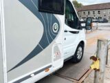 A motorhome at a weighbridge