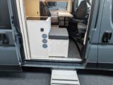 The pull-out cushioned stool