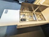 The kitchen with the extension flap