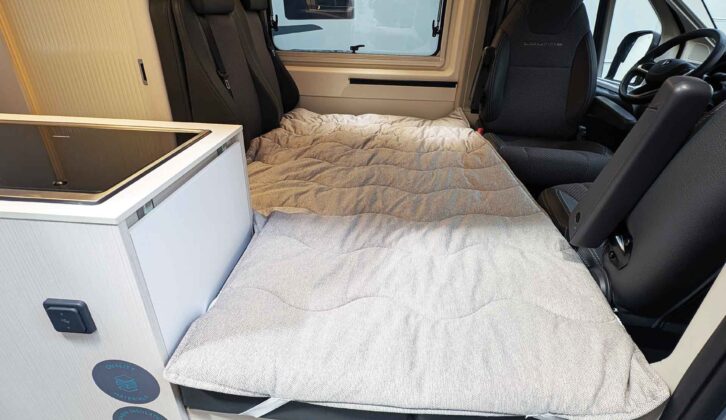 The second bed made up