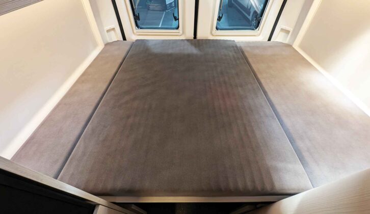 The comfortable rear bed