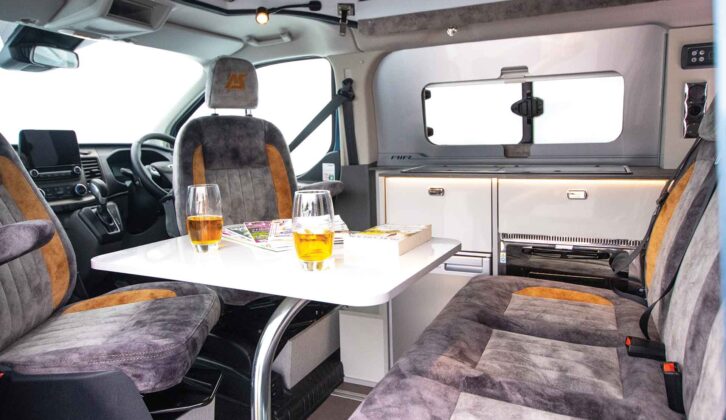 The seating in the Auto-Sleeper Air