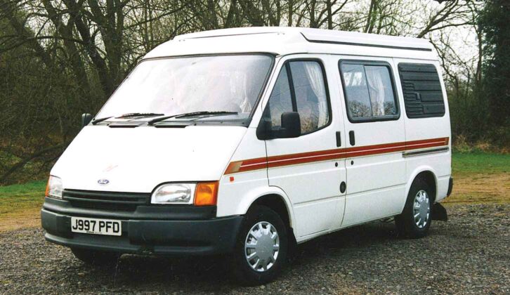 A 1991 Auto-Sleeper Frisky with a 2.0-litre petrol engine