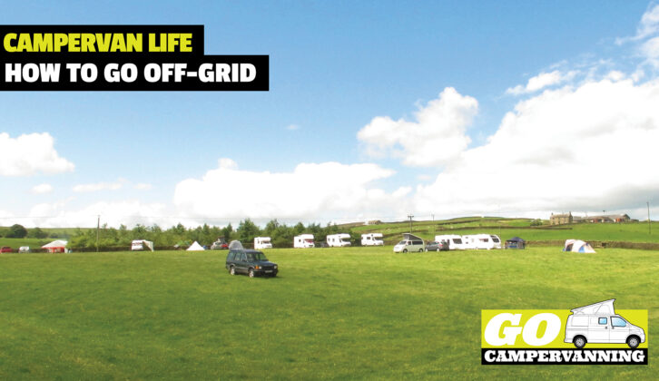 How to go off-grid in a campervan