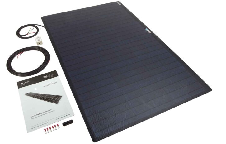 A 100W semi-flexible panel