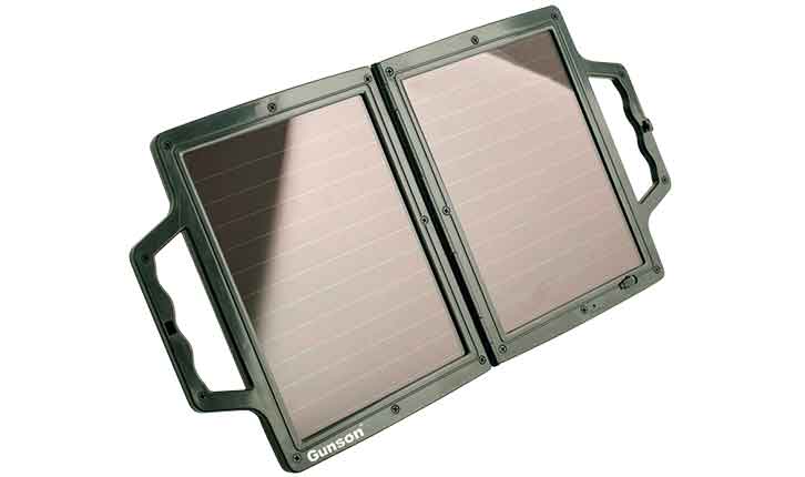 A portable solar panel