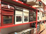 A selection of salvage appliances