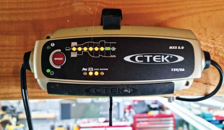 A CTEK battery conditioner