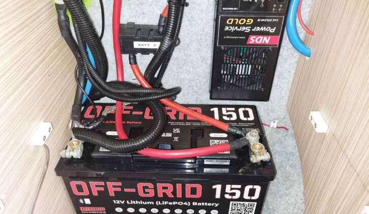 A 150Ah lithium battery