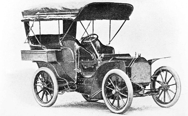 An early vehicle from Benz
