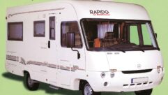 A 2000 Rapido A-class on the Mercedes-Benz